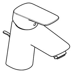 hansgrohe Logis Einhebel-Waschtischmischer 70mm 5l/min Chrom mit Zugstangen-Garnitu... HANSGROHE-71070000 4011097738710 (Abb. 1)