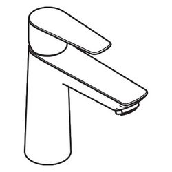Hansgrohe Talis E Einhebel-Waschtischmischer 110mm, CoolStart ohne Ablaufgarnitur, ... HANSGROHE-71793990 4059625807514 (Abb. 1)