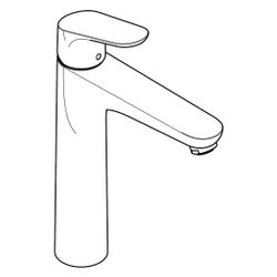 hansgrohe Focus Einhebel-Waschtischmischer 190mm 5l/min mit Zugstangen-Garnitur, Ch... HANSGROHE-31608000 4011097679440 (Abb. 1)