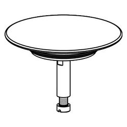 Hansgrohe Sicherheitsstopfen für Wannengarnitur Excentra Fill/ Flexaplus, Mattweiß,... HANSGROHE-96153700 4059625313428 (Abb. 1)