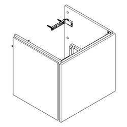 Hansgrohe Xilesa E Waschtischunterschrank 530x470mm, 1 Schubkasten für Waschtisch, ... HANSGROHE-54251700 4059625546222 (Abb. 1)
