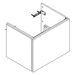 Hansgrohe Xilesa E Waschtischunterschrank 630x470mm, 1 Schubkasten für Waschtisch, ... HANSGROHE-54255550 4059625546475 (Abb. 1)