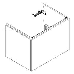 Hansgrohe Xilesa E Waschtischunterschrank 680x470mm, 1 Schubkasten für Waschtisch, ... HANSGROHE-54257700 4059625546383 (Abb. 1)