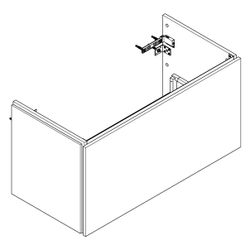 Hansgrohe Xilesa E Waschtischunterschrank 980x470mm, 1 Schubkasten für Waschtisch, ... HANSGROHE-54261760 4059625546611 (Abb. 1)