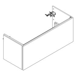 Hansgrohe Xilesa E Waschtischunterschrank 1180x470mm, 1 Schubkasten für Waschtisch,... HANSGROHE-54263760 4059625546932 (Abb. 1)