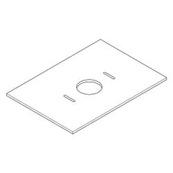 Hansgrohe Xilesa E Konsole 780x550mm, Ausschnitt mittig für Aufsatzwaschtisch ohne ... HANSGROHE-54275760 4059625547533 (Abb. 1)