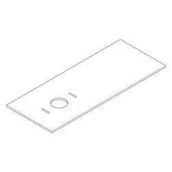 Hansgrohe Xilesa E Konsole 1375x550mm, Ausschnitt links für Aufsatzwaschtisch ohne ... HANSGROHE-54278700 4059625547212 (Abb. 1)