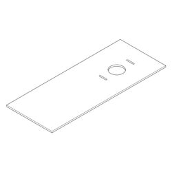 Hansgrohe Xilesa E Konsole 1375x550mm, Ausschnitt rechts für Aufsatzwaschtisch ohne... HANSGROHE-54279760 4059625547465 (Abb. 1)