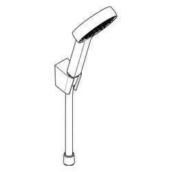 Hansgrohe Activera Select S Brausehalterset, 2jet, Handbrause, Schlauch 1600mm, Chr... HANSGROHE-28054000 4059625602720 (Abb. 1)