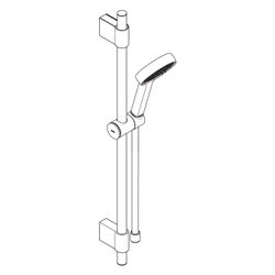 Hansgrohe Activera Select S Brauseset, 2jet EcoSmart, Handbrause 95mm, Brausestange... HANSGROHE-28048000 4059625602782 (Abb. 1)