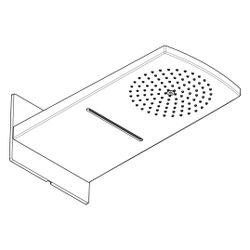 Hansgrohe Raindance Rainfall Kopfbrause 180mm 2jet 24l/min, Chrom Regendusche... HANSGROHE-28433000 4011097660936 (Abb. 1)