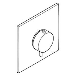 Hansgrohe Ecostat Comfort E Thermostat Unterputz, 25,2l/min, für 1 Verbraucher, Chr... HANSGROHE-33710000 4059625624319 (Abb. 1)