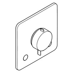 Hansgrohe Ecostat Comfort Q Thermostat Unterputz, 25,7l/min, für 2 Verbraucher, Mat... HANSGROHE-33713700 4059625624494 (Abb. 1)