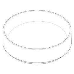 Hansgrohe Aufsatzwaschtisch Xuniva Evo S Aufsatz, 400x400x120mm, ohne Hahnloch und ... HANSGROHE-60323700 4059625618684 (Abb. 1)