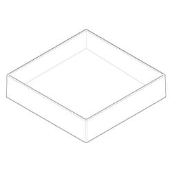 Hansgrohe Xuniva Evo E Aufsatzwaschtisch 400x400x120mm, ohne Hahnloch und Überlauf,... HANSGROHE-60324780 4059625618813 (Abb. 1)