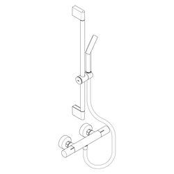 Hansgrohe Activera Select S Brausesystem Aufputz, Ecostat Fine Typ 65, Handbrause 9... HANSGROHE-28876670 4059625605882 (Abb. 1)