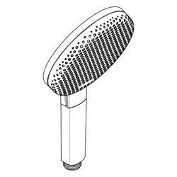 Hansgrohe Raindance Alive Select S Handbrause 125mm, 10,8l/min, 3jet, Chrom... HANSGROHE-24500000 4059625479179 (Abb. 1)