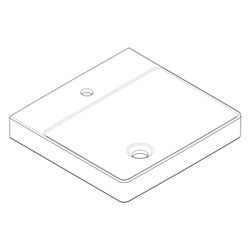 Hansgrohe Xelu Q Handwaschbecken 500x480mm, Hahnloch ohne Überlauf, Weiß... HANSGROHE-60316450 4059625620427 (Abb. 1)