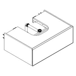 Hansgrohe Xevolos E Waschtischunterschrank Mattweiß 780x550mm, 1 SK für Konsole, Au... HANSGROHE-54310390 4059625634639 (Abb. 1)