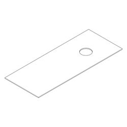 Hansgrohe Xevolos E Konsole 1370x550mm, Ausschnitt rechts für Aufsatzwaschtisch ohn... HANSGROHE-54334780 4059625635445 (Abb. 1)