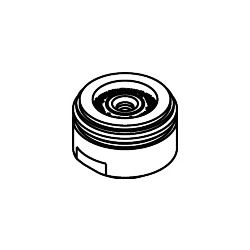 Hansgrohe Strahlformer M24x1 für drucklose Armaturen, Chrom, 94033000... HANSGROHE-94033000 4011097399256 (Abb. 1)