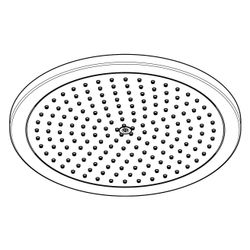 Hansgrohe Croma Kopfbrause 280mm, 15,6l/min, 1jet, Chrom... HANSGROHE-26220000 4011097790992 (Abb. 1)
