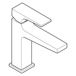 hansgrohe Metropol Einhebel-Waschtischmischer 110mm 5l/min Mattweiß Ausladung 135mm... HANSGROHE-32507700 4059625212462 (Abb. 1)