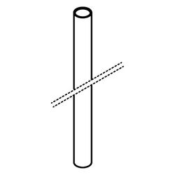 Hansgrohe Steigrohr für Showerpipe, 973mm, Mattschwarz, 92468670... HANSGROHE-92468670 4059625305201 (Abb. 1)
