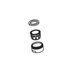 Hansgrohe Luftsprudler M24x1 4,5l/min für Badarmaturen, Chrom, 92877000... HANSGROHE-92877000 4011097858050 (Abb. 1)