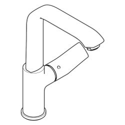hansgrohe Metris Einhebel-Waschtischmischer 230mm 5l/min mit Push-Open Garnitur, Ch... HANSGROHE-31187000 4011097674056 (Abb. 1)