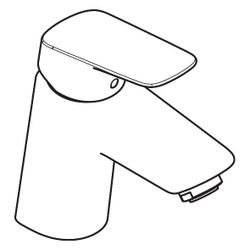 hansgrohe Logis Einhebel-Waschtischmischer 70mm 5l/min Chrom mit Push-Open Garnitur... HANSGROHE-71077000 4011097738642 (Abb. 1)