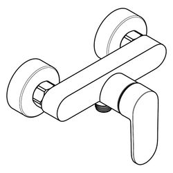 Hansgrohe Vernis Blend Einhebel-Brausemischer Aufputz, Chrom... HANSGROHE-71641000 4059625851654 (Abb. 1)