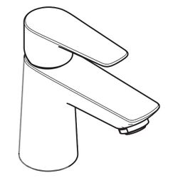 hansgrohe Talis E Standventil 80 mit Hebelgriff für Kaltwasser oder vorgemischtes W... HANSGROHE-71706000 4011097770642 (Abb. 1)