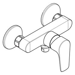 hansgrohe Talis E Einhebel-Brausemischer Aufputz 22l/min, Chrom... HANSGROHE-71760000 4011097770918 (Abb. 1)
