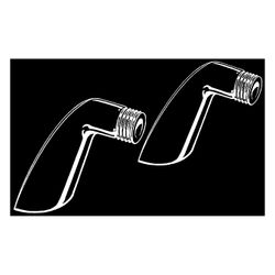 Hansgrohe Montageset für Wannenrandmischer, Chrom... HANSGROHE-14920000 4011097153759 (Abb. 1)