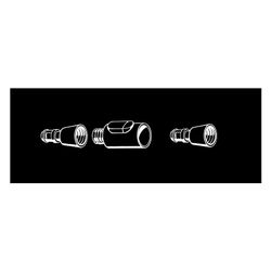 Hansgrohe Schnellkupplung DN 15, für Handbrausen, Schwarz... HANSGROHE-28346000 4011097116969 (Abb. 1)
