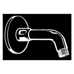 Hansgrohe Brausearm 12,8cm, DN 15, Ausladung 45 Grad, Chrom... HANSGROHE-27411000 4011097112930 (Abb. 1)