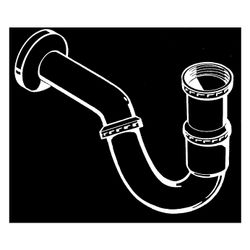 hansgrohe Bidet-Röhrensifon DN 32, Chrom... HANSGROHE-55237000 4011097125138 (Abb. 1)