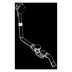 Hansgrohe Exafill Komplettset Wanneneinlauf, Ablauf-, Überlaufgarnitur für Normalwa... HANSGROHE-58123000 4011097363363 (Abb. 1)