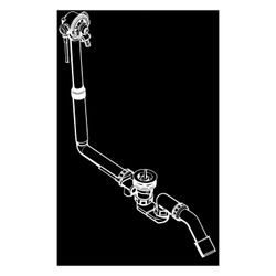 hansgrohe Exafill Grundkörper Wanneneinlauf, Ablauf-, Überlaufgarnitur für Normalwa... HANSGROHE-58125180 4011097140223 (Abb. 1)