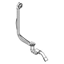 hansgrohe Flexaplus Wannen Ablaufgarnitur und Überlaufgarnitur Grundset mit flexibl... HANSGROHE-58140180 4011097233543 (Abb. 1)