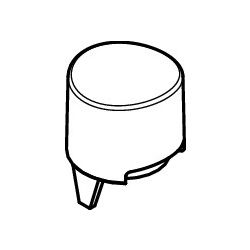 Hansgrohe AXOR Druckknopf für Thermostat, Chrom, 92848000... HANSGROHE-92848000 4011097808871 (Abb. 1)
