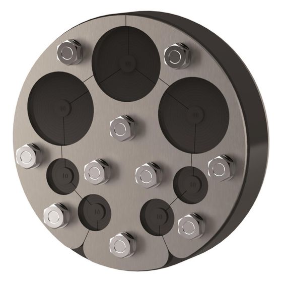 Hauff-Technik Ringraumdichtung HRD 200-SG-3/6-54, 200mm, Edelstahl V2A/EPDM