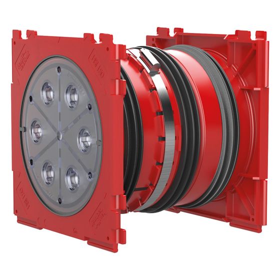 Hauff-Technik Doppel-Dichtpackung HSI 150-K2 Varia, 200-260mm, ABS/PVC/TPE
