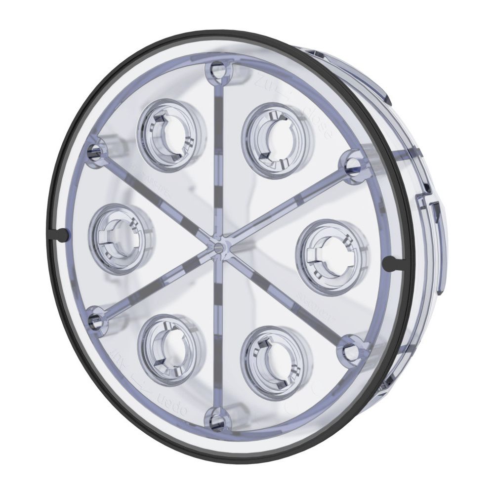 Hauff-Technik Verschlussdeckel HSI 150 DT, 150mm, ABS, Transparent... HAUFF-2126010172 4052487193566 (Abb. 2)