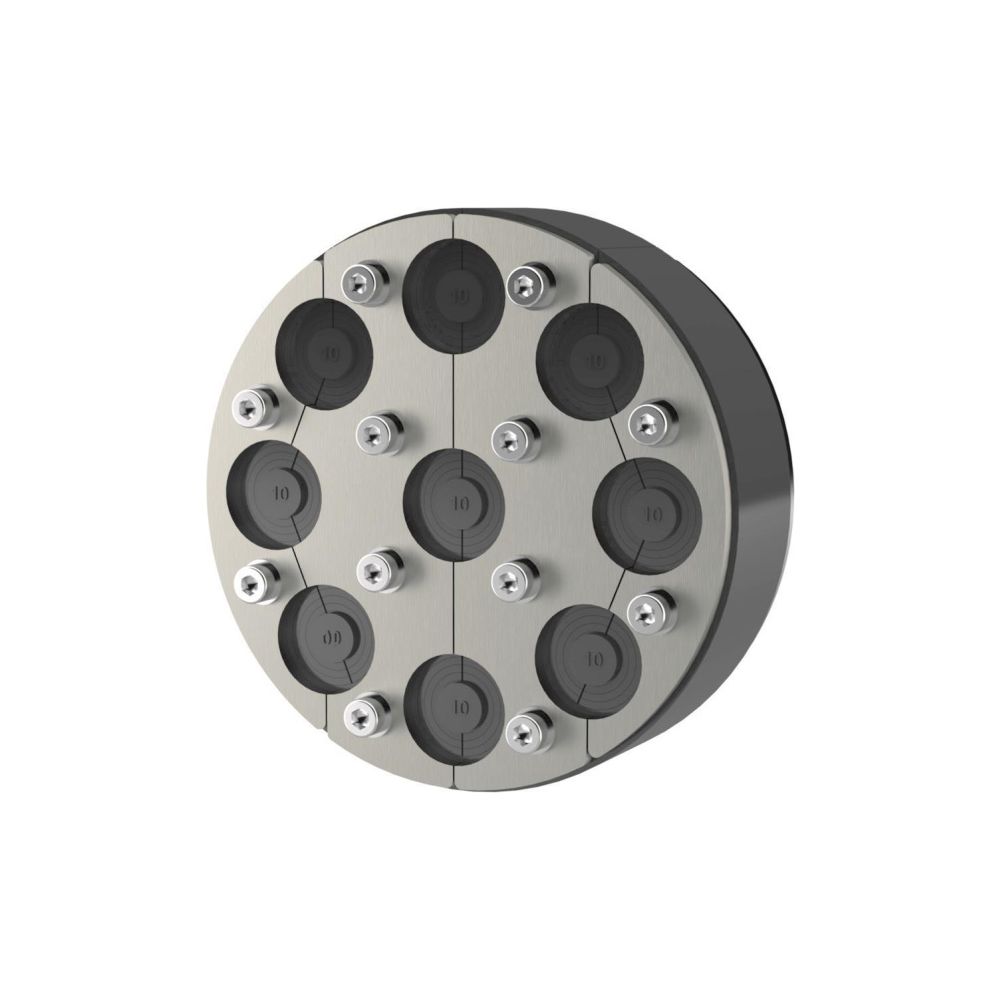 Hauff-Technik Standard-Ringraumdichtung HRD150 SG 9x6-25, 150mm, 9 Kabel 6-25mm, Edel... HAUFF-2700106000 4052487000208 (Abb. 2)