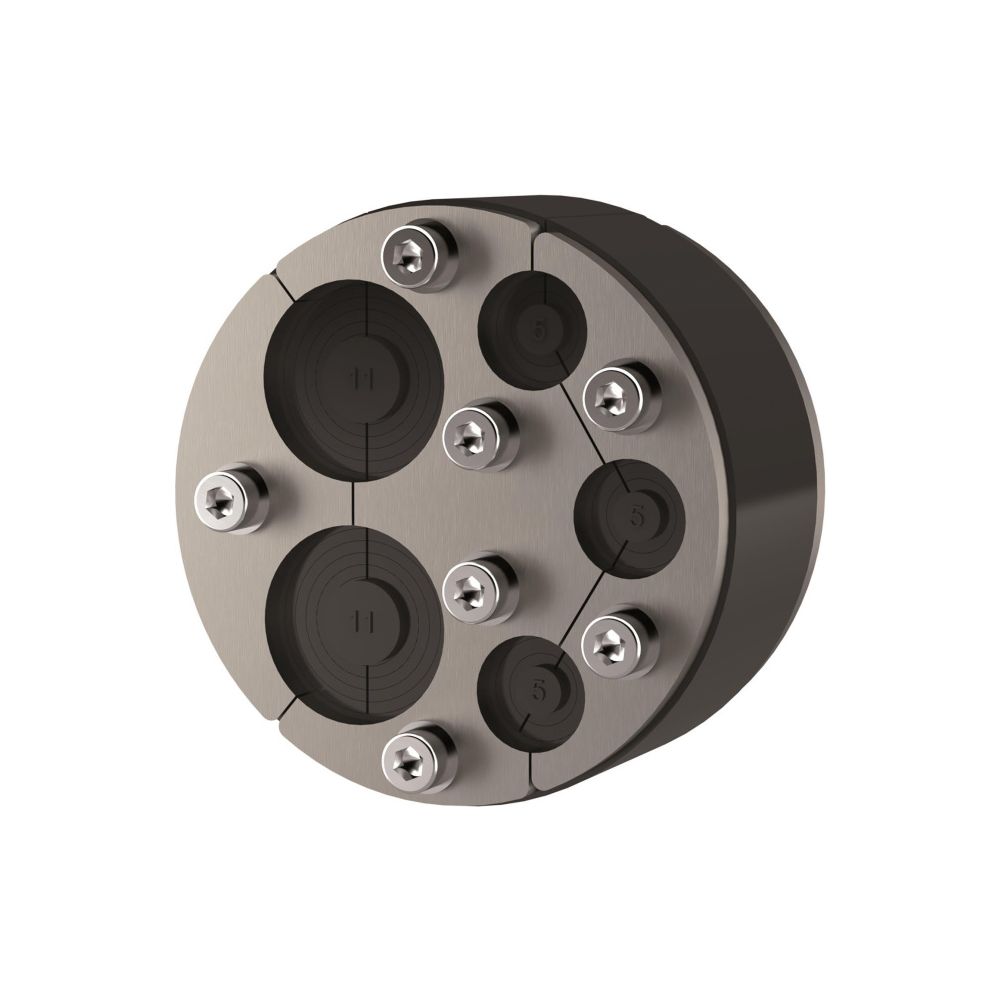 Hauff-Technik Ringraumdichtung HRD100 SG 2x8-30 u. 3x4-16,5, 100mm Kernbohrung, Edels... HAUFF-2700103500 4052487000154 (Abb. 2)