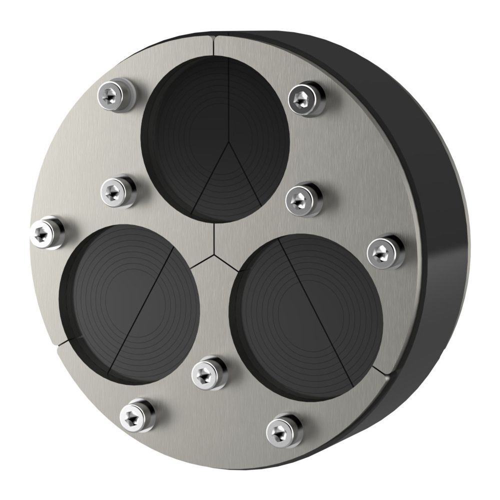 Hauff-Technik Ringraumdichtung HRD150 SG 3x22-54 b40 A2/EPDM, 150mm, 3x22-54mm, Edels... HAUFF-2700104000 4052487000185 (Abb. 3)