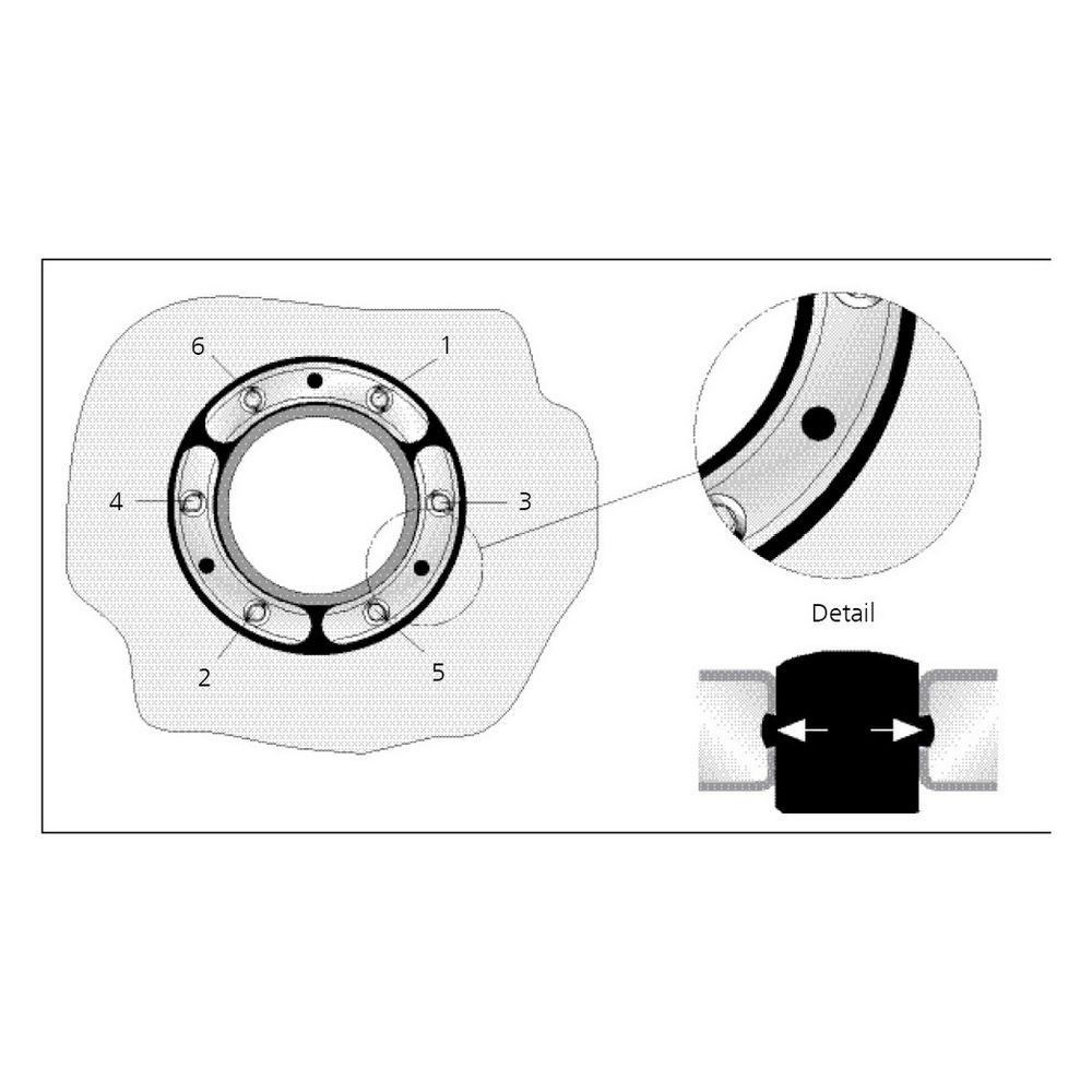 Hauff-Technik Ringraumdichtung HSD 150/110, Dichtbreite 40mm, V2A/EPDM... HAUFF-1650015110 4052487121941 (Abb. 4)