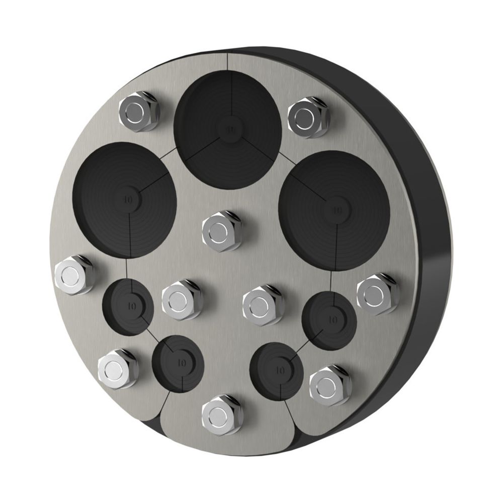 Hauff-Technik Ringraumdichtung HRD 200-SG-3/6-54, 200mm, Edelstahl V2A/EPDM... HAUFF-2700107000 4052487000222 (Abb. 3)